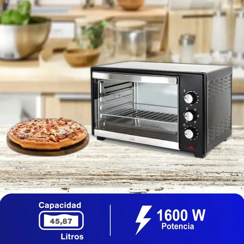 HORNO ELECTRICO TOSTADOR 46 LT KALLEY K-HE46L