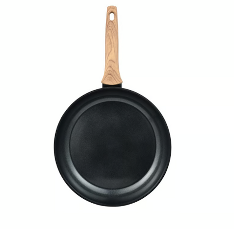 Sartén Aluminio Forjado Fusion Bergner 28cm, ideal para porciones grandes, con diseño ergonómico y antiadherente duradero.