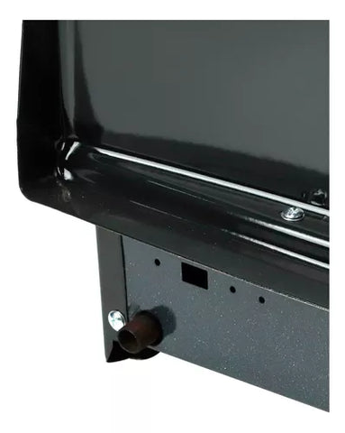 Cocineta a Gas Natural 4 Puestos Dkasa con diseño compacto, acero inoxidable y quemadores de diferentes potencias.