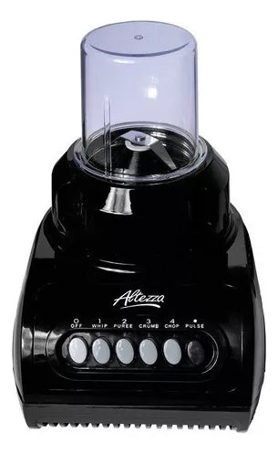 Licuadora Altezza 2 En 1 ABG en color negro, con vaso de 1.5 litros, picatodo incluido y potencia de 400 Watts.