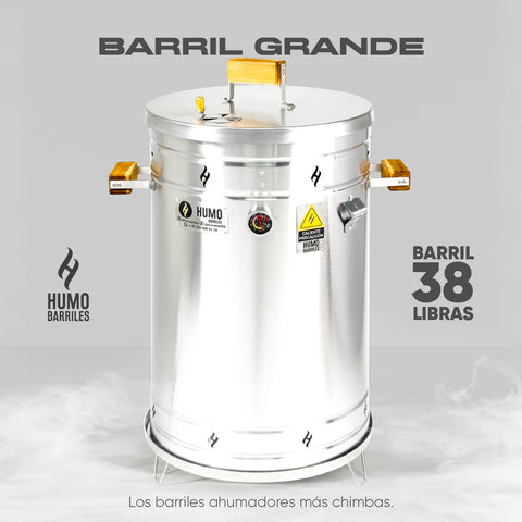 BARRIL GRANDE 38LB - HUMO BARRILES