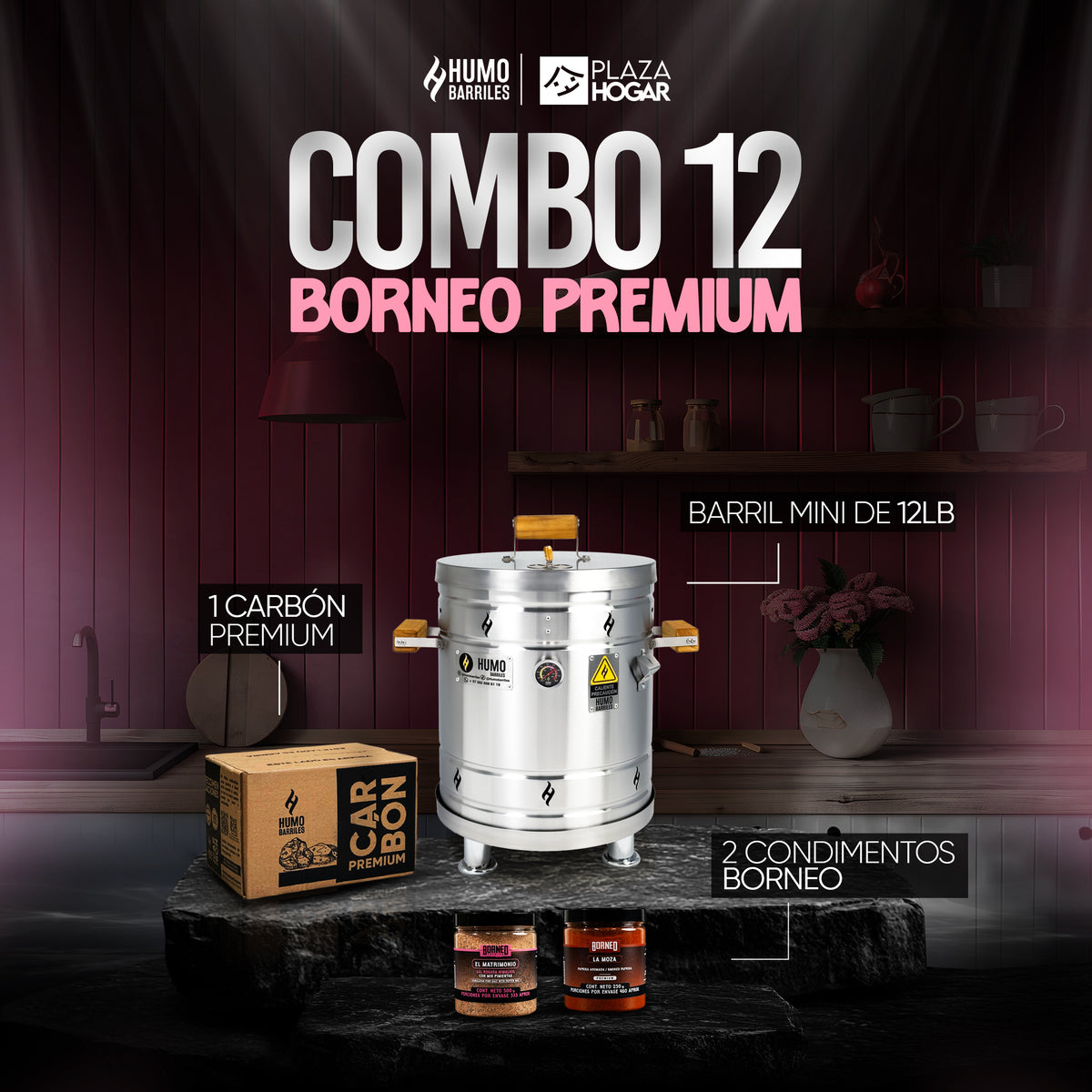 COMBO BORNEO 12LB