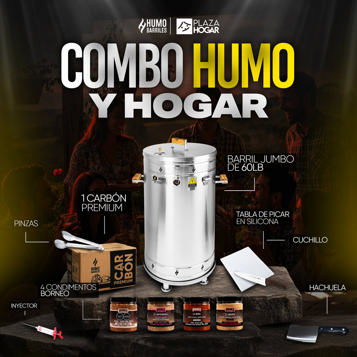COMBO HUMO & HOGAR 60 LB