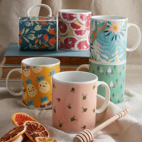 POCILLO MUG 318.9CC FLORA LOCERIA