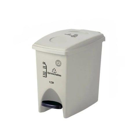 PAPELERA PEDAL 10LTS