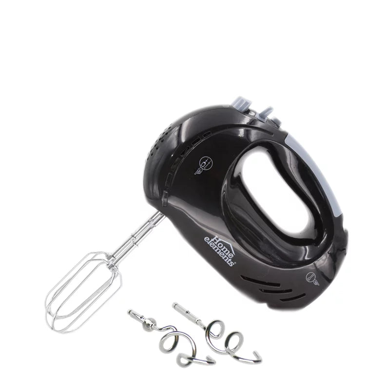 Batidora Multi-mixer Home Elements con función de inmersión, mano y pedestal, 250 watts, 6 velocidades y tazón giratorio de 2 litros.